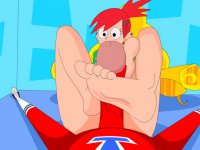 Foot fetish sex in Foster's Home For Imaginary Friends